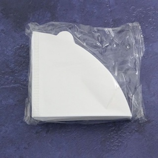 U102 กระดาษกรองกาแฟดริป V60 รูปพัด สีขาว ของแท้ 100 แผ่น QQFZ