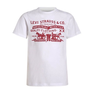 LeviS Shirt | MenS T-Shirt | White Horse | Klphorses - 03_01