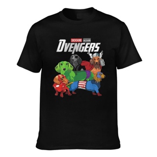 Cheap Sale Men Tshrit Avengers Dachshund Dog Vintage Newest Tees_02