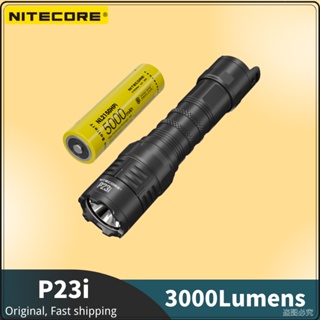 Nitecore P23i ไฟฉาย USB-C 3000 ลูเมนส์ สวิตช์ไฟท้ายคู่ 6 โหมด รวมแบตเตอรี่ NL2150HPi