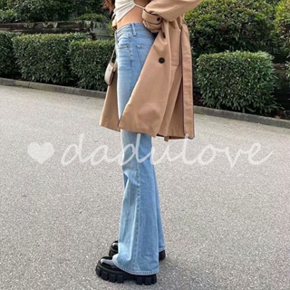 DaDulove💕 New Korean Version of Light-colored High-waisted Jeans Womens 2023 Spring and Summer Elastic All-match Pants