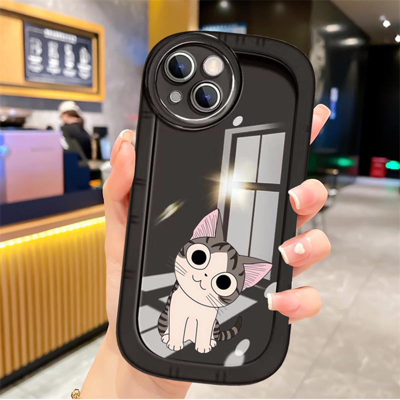 เคสโทรศัพท์มือถือ-ลายตาแมวน่ารัก-สําหรับ-iphone-14-13-12-11-promax-14plus-mini-x-xs-xr-xsmax-6-6s-5-5s-6plus-6splus-7-8-se2020-7plus-8plus
