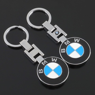 【พร้อมส่ง】พวงกุญแจโลหะ รูปโลโก้ BMW สองด้าน คุณภาพสูง