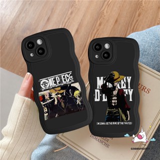 เคสโทรศัพท์มือถือ ขอบหยัก ลายการ์ตูนลูฟี่วันพีช สําหรับ Redmi 10 12C 9T A1 10C 9 9A A1+ 10A 9C NFC POCO X3 NFC Pro M3 Redmi Note 10 11 10s 8 9 11Pro 9s 10Pro Max Mi 11T Pro เคสนิ่ม