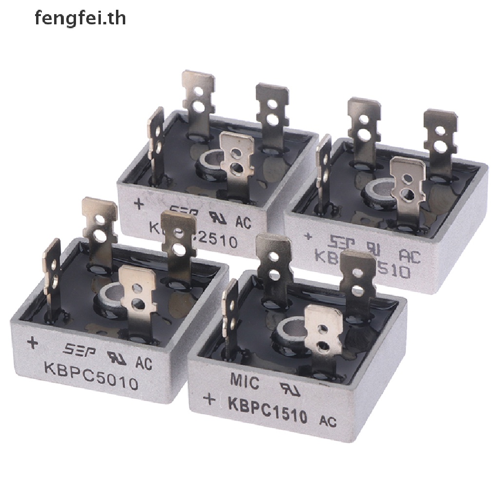 fengfei-kbpc5010-3510-1510-2510-วงจรเรียงกระแสเต็มคลื่นแบบเฟสเดียว-สะพานสี่เหลี่ยม-50a-1000v-th