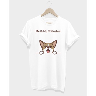 เสื้อยืดลายหมา ชิวาวา Me & My Chihuahua_01