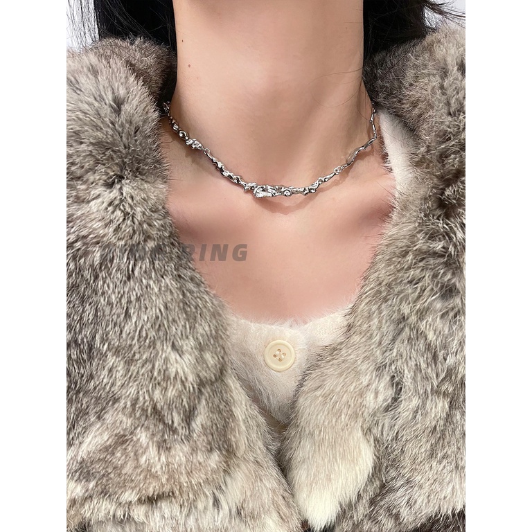 สร้อยคอโซ่-จี้รูปกระดูกไหปลาร้า-สไตล์เกาหลี-เรโทร-เรียบง่าย-เครื่องประดับ-สําหรับผู้หญิง