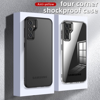 เคสโทรศัพท์มือถือ PC แข็ง แบบใส เนื้อแมตต์ กันกระแทก สําหรับ Samsung Galaxy A54 5G
