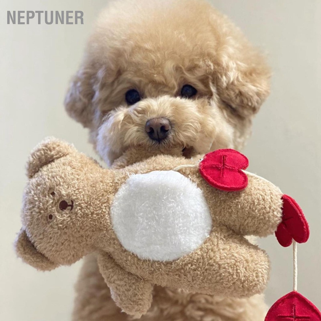 neptuner-ตุ๊กตาหมีน่ารัก-แบบนิ่ม-ทนต่อการกัด-สําหรับสัตว์เลี้ยง-สุนัข