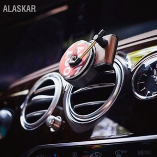ALASKAR Vent Record Aromatherapy Diffuser กำจัดกลิ่นสดชื่น เครื่องหอมปรับอากาศแบบระบายอากาศสำหรับรถยนต์
