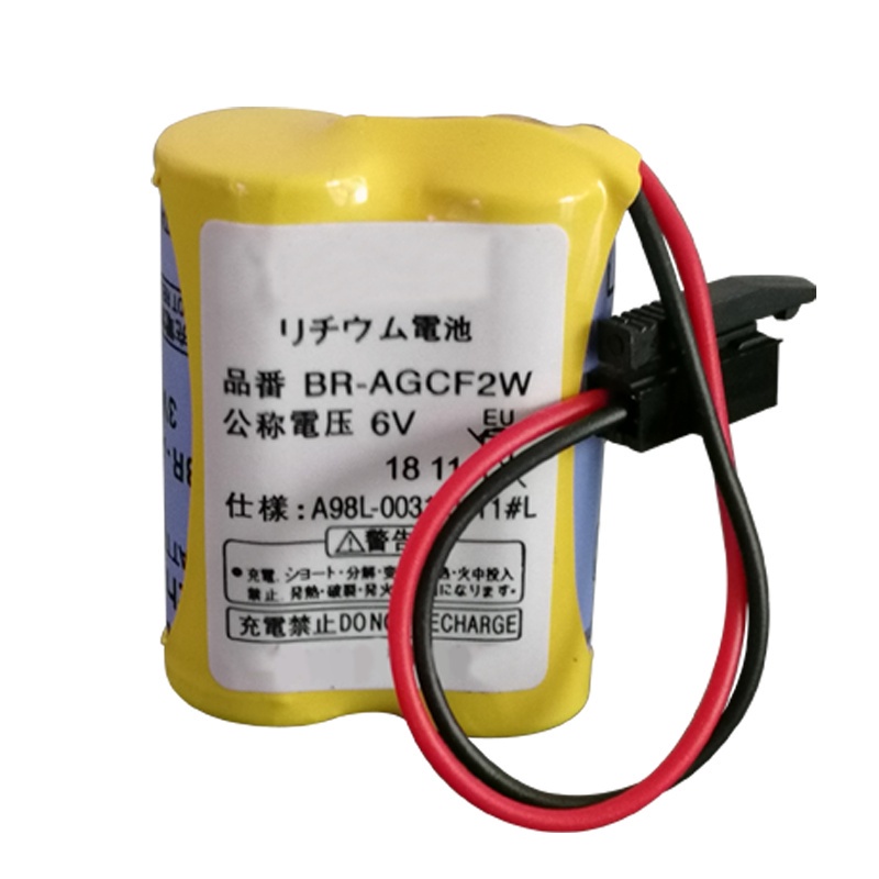 br-agcf2w-6v-a98l-0031-0011-fanuc-แบตเตอรี่ลิเธียมเครื่องมือเครื่อง-cnc-แจ็คดำ-ส่งทุกวัน