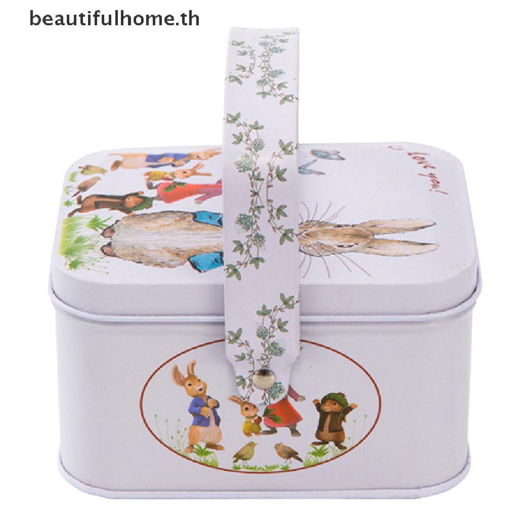 happy-eid-เดือน-กล่องเก็บขนม-รูปกระต่ายน้อย-สีขาว-สไตล์วินเทจ