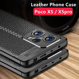 เคสโทรศัพท์มือถือหนังนิ่ม กันกระแทก สีพื้น หรูหรา สําหรับ Xiaomi Poco X5 pro X5pro M5 s M5s PocoX5 pro PocoX5pro PocoM5s