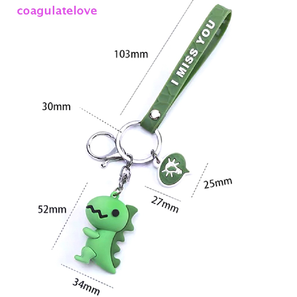 coagulatelove-พวงกุญแจ-จี้การ์ตูนไดโนเสาร์น่ารัก-สําหรับตกแต่งกระเป๋าเป้สะพายหลัง-กระเป๋านักเรียน-ขายดี