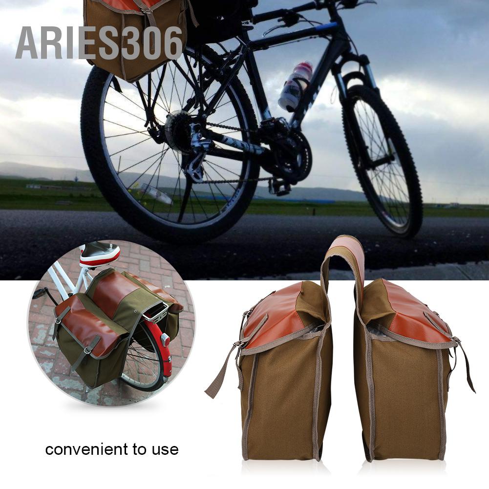 aries306-กระเป๋าเก็บแร็คหลังจักรยานความจุขนาดใหญ่ถุงท้ายอานจักรยานอุปกรณ์เสริมจักรยาน