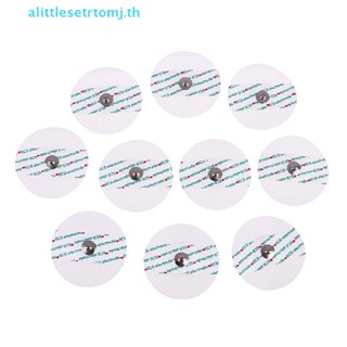 Alittlese แผ่นอิเล็กโทรด ECG EKG แบบใช้แล้วทิ้ง 10 ชิ้น