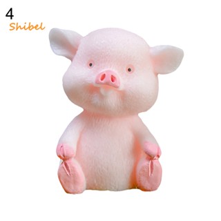 Shibel โมเดลฟิกเกอร์เรซิ่น รูปหมู สําหรับตกแต่งบ้าน รถยนต์ Diy