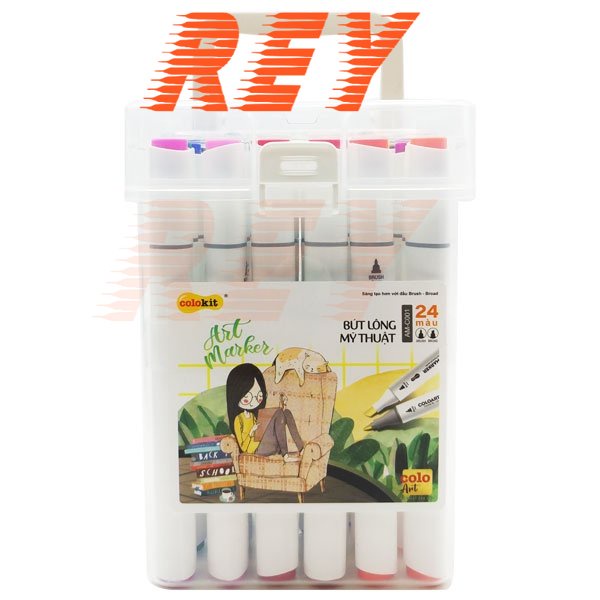 Box Of 24 Art Marker - Thien Long Colokit AM-C001 | Shopee Thailand