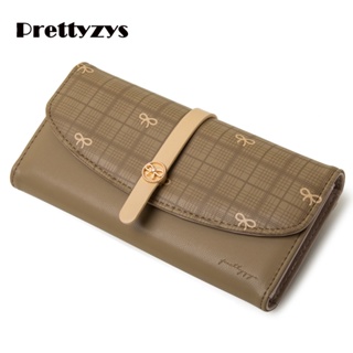 Wallet Prettyzys 2023 Fashion Korean Pu Leather Long For Women