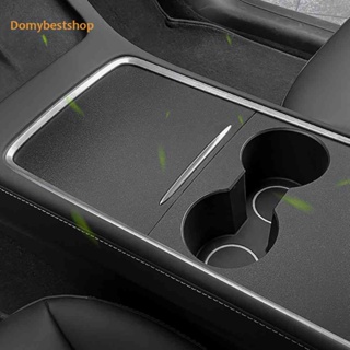 [Domybestshop.th] สติกเกอร์แผงควบคุมกลางรถยนต์ สําหรับ Tesla Model 3 2021 Model Y 21-22 2 ชิ้น