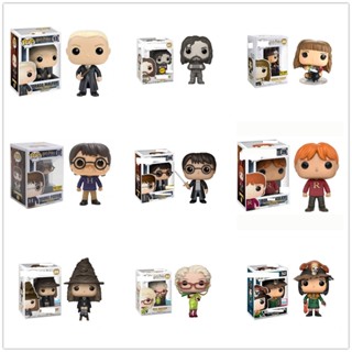 โมเดลฟิกเกอร์ Funko Pop Harry Potter Ron Hermione Malfoy ของเล่นสําหรับเด็ก