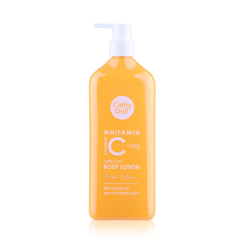 cathy-doll-whitamin-vitamin-c-arbutin-body-lotion-fresh-citrus-450ml-เคที่-ดอลล์-โลชั่นบำรุงผิวกาย