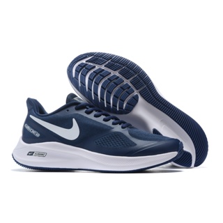 Nike zoom moon landing 7x Dark blue white running shoes casual sports shoes and 40-45