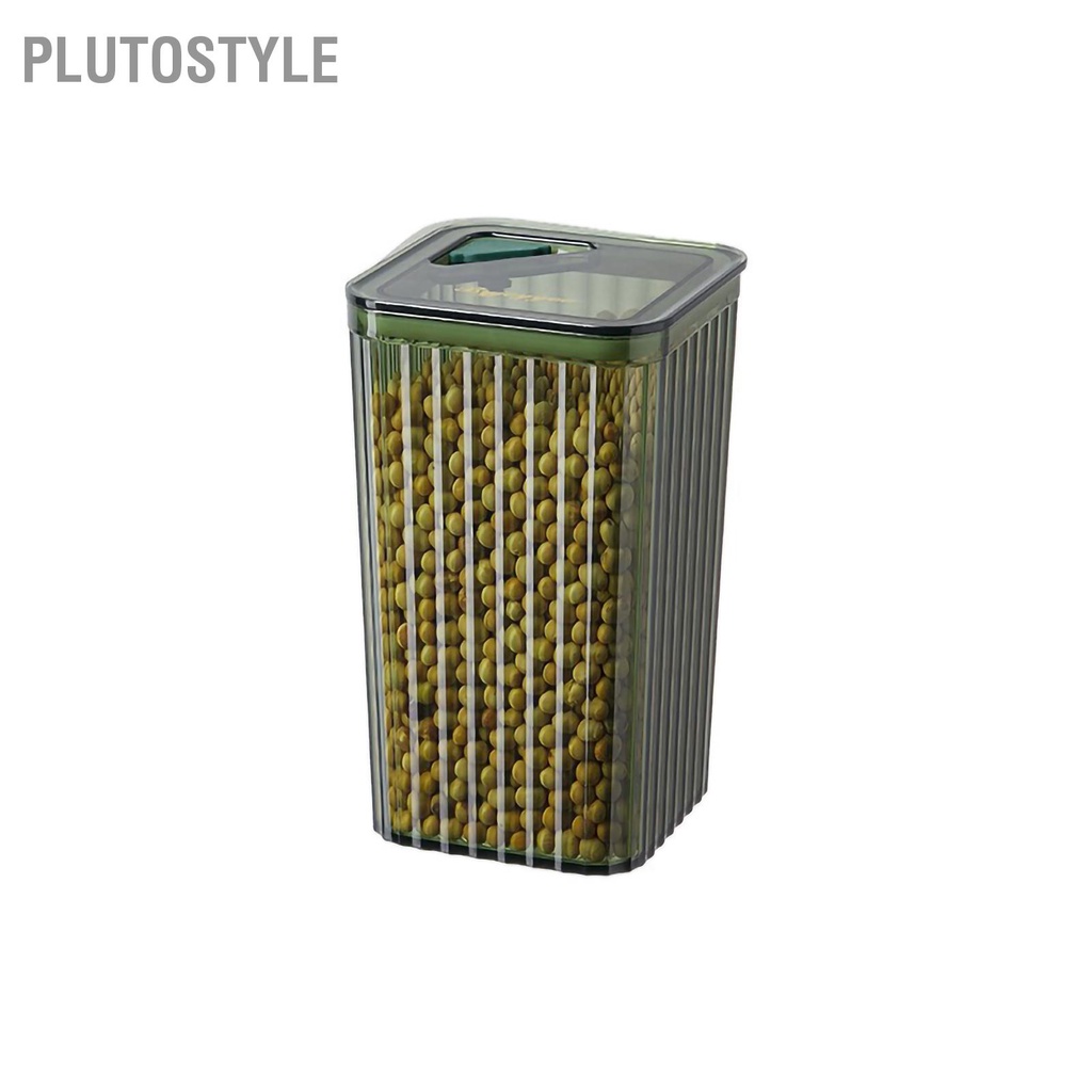 plutostyle-กล่องเก็บอาหารในครัว-ปิดผนึกสองชั้น-ใส-แห้ง-โถเก็บในครัวมัลติฟังก์ชั่น-เขียวเข้ม