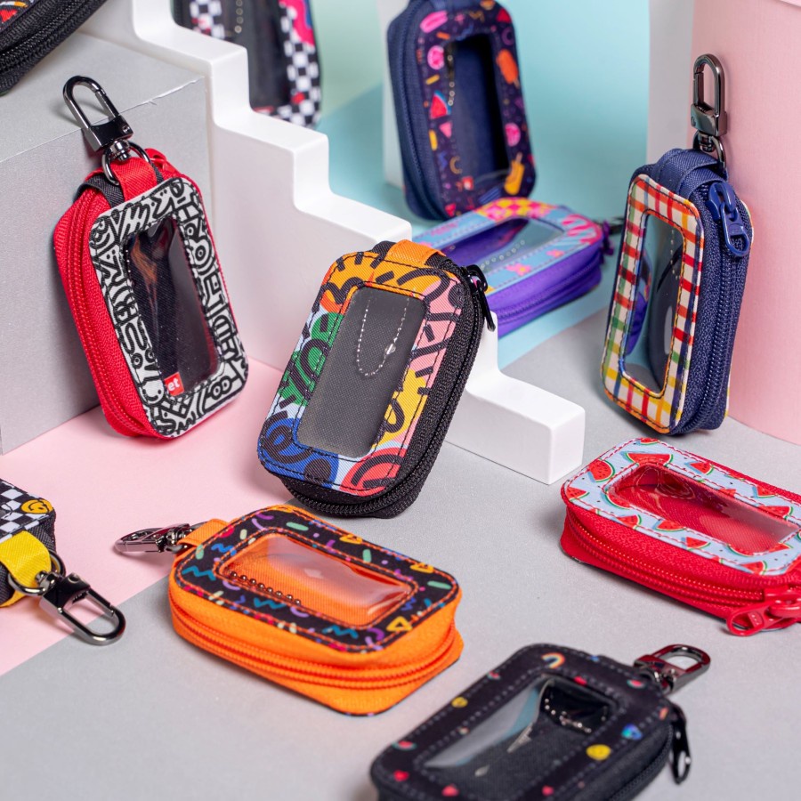 GANTUNGAN Keyless Remote Wallet Motorcycle Car Keychain Remote Cover ...