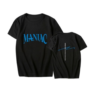 Stray เด็ก T เสื้อ SKZ ใหม่ MANIAC เสื้อยืดคุณภาพสูงแฟน Kpop TeesS-5XL