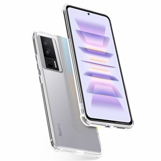 Clear Air-bags Soft Shockproof Case For Xiaomi Redmi K60E K60 Pro Anti-knock Protect Cover