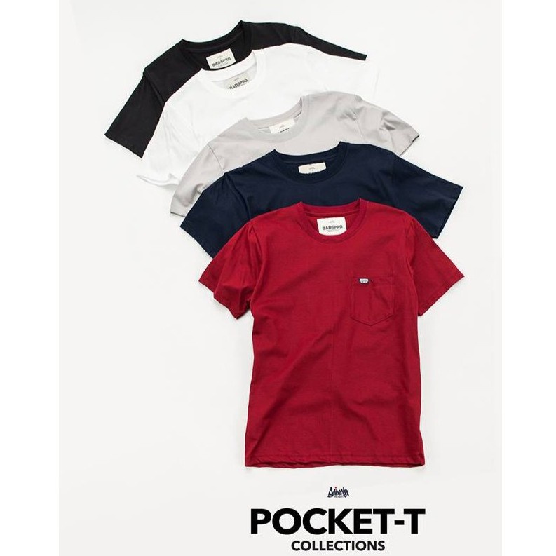 just-say-bad-เสื้อยืดมีกระเป๋า-รุ่น-pocket-basic-tee-tp01-เสื้อยืดสีพื้น-เสื้อกระเป๋า-สีเลือดหมู-ดำ-ขาว-กรม-tp