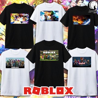 เสื้อยืดครอป เสื้อยืด Roblox โรบล็อก Anime เสื้อยืดแอนิเมะ ผู้ใหญ่ และ เด็ก_04