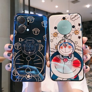 2023 New Casing Honor X9a X7a 5G เคส Phone Case Cartoon Blu-ray Doraemon with Stand Case Anti-fall Soft Case เคสโทรศัพท