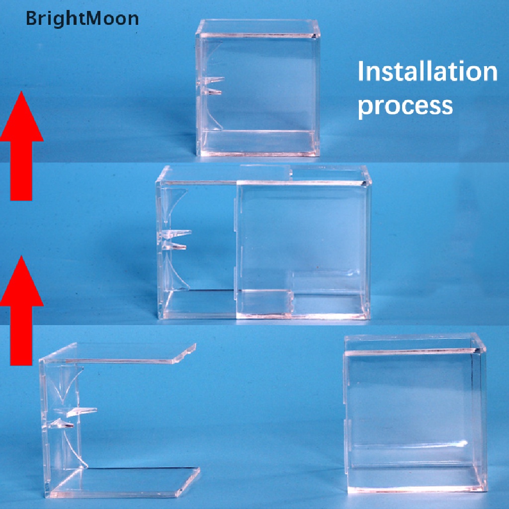 brightmoon-กล่องอะคริลิคใส-ป้องกันรังสียูวี-คุณภาพดี-สําหรับใส่ลูกกอล์ฟ-ลูกเทนนิส