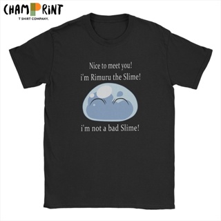 That Time I Got Reincarnated As A Slime T Shirt Mens 100% Cotton Awesome T-Shirts Crew Neck Anime Tees Clothing Gi_01