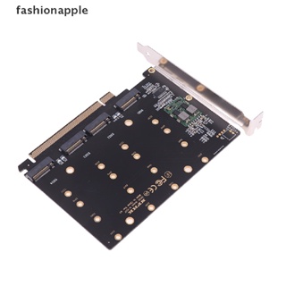 [fashionapple] ใหม่ พร้อมส่ง ฮาร์ดไดรฟ์แปลง M.2 NVMe SSD เป็น PCIE X16M 4 พอร์ต