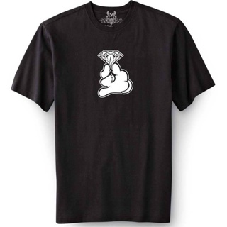 T-Shirtเสื้อยืดผ้าฝ้าย พิมพ์ลายกราฟิก DIAMOND GLOVE FUNNY MMA HIPSTER สําหรับผู้ชาย S-5XL