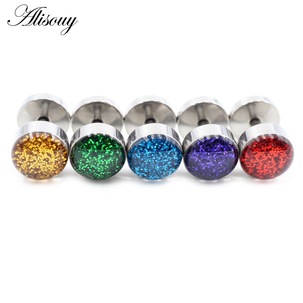 alisouy-2-ชิ้น-กลิตเตอร์-เลื่อม-สเตนเลส-ผู้ชาย-ผู้หญิง-บาร์เบล-ต่างหูสตั๊ด-ต่างหู-tragus-helix-เจาะ-เครื่องประดับ-ต่างหูปลอม