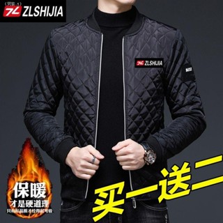 พร้อมส่ง ส่งฟรี เสื้อแจ็กเก็ต บุฟองน้ํา แฟชั่นฤดูใบไม้ร่วง ฤดูหนาว สําหรับผู้ชาย