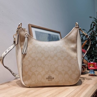 COACH C9191 JULES HOBO IN SIGNATURE CANVAS