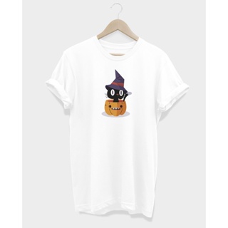 เสื้อยืดฮาโลวีน BLACK CAT HALLOWEEN_02