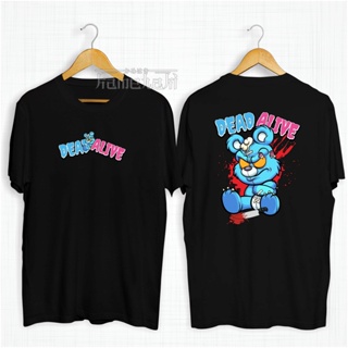 Kaos Distro DEAD ALIVE TEDDY BEAR ZOMBIE Bloody Edition Kaos BEAR Baju เสื้อยืดลําลอง ผ้าฝ้าย สําหรับผู้ชาย ผู้หญิง_02