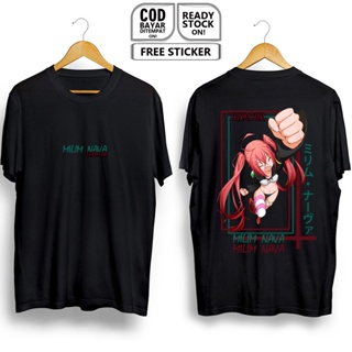 TENSEI SHITARA SLIME DATTA KEN Cosplay T shirt MILIM NAVA Costume Tops Short Sleeve Anime Tee Shirt_01