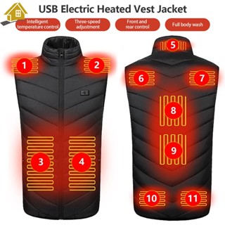 เสื้อแจ็กเก็ตทําความร้อนไฟฟ้า USB น้ําหนักเบา สําหรับผู้ชาย และผู้หญิง SHOPSBC8165