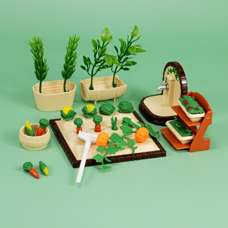 blg 112 Miniatures Dollhouses Plant Dollhouses Vegetable Garden DIY Accessories Shopee Thailand