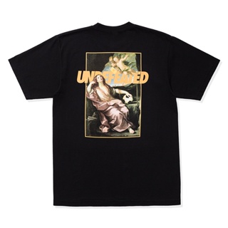 UNDEFEATED Unbeaten Five T-Shirts Limited Angel Oil Painting Men and Women Sports Casual Couples Cotton Print Short_01