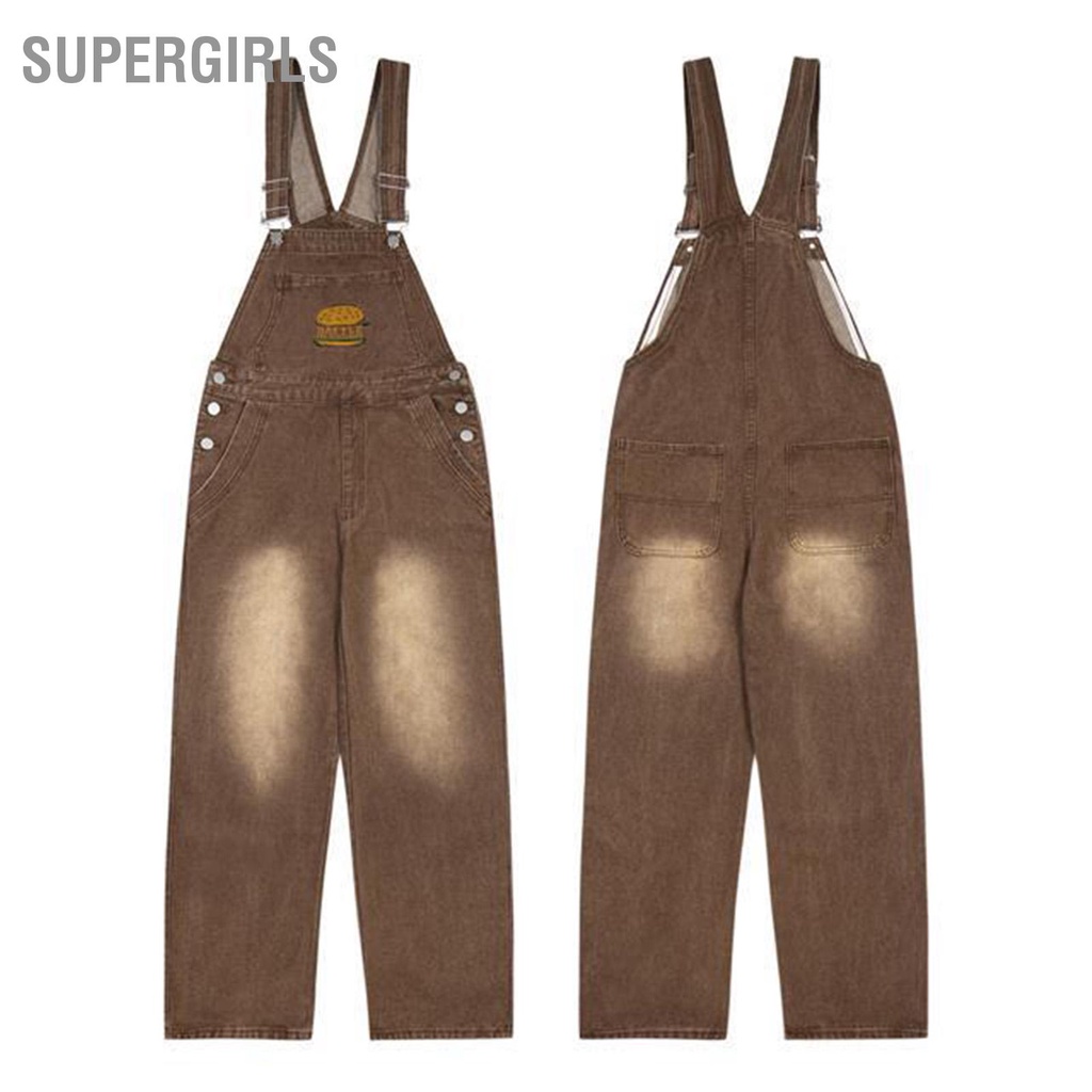 supergirls-ผู้หญิง-overalls-ขากว้างสายรัดปรับได้หลวม-fit-lady-suspender-jumpsuit-พร้อมกระเป๋าสำหรับฤดูใบไม้ผลิฤดูใบไม้ร่วง