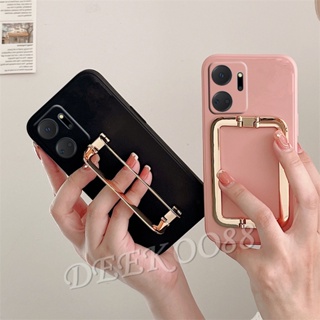 พร้อมส่ง เคสโทรศัพท์มือถือ ซิลิโคนนิ่ม TPU พร้อมขาตั้ง สําหรับ Honor X9a X8 5G X7a X6 4G HonorX9a HonorX7a