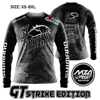 เสื้อกีฬาตกปลา GT Strike Edition |เสื้อผ้า ป้องกันรังสียูวี แบบแห้งเร็ว สําหรับตกปลา| Baju Pancing SHIMANO DAIWA | Tukun PERAK